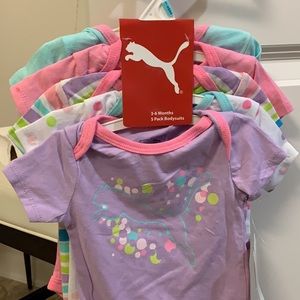 NWT Puma bodysuits pack4